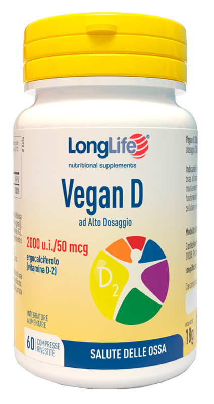 LONGLIFE VEGAN D 60 COMPRESSE - Doctor Vinz
