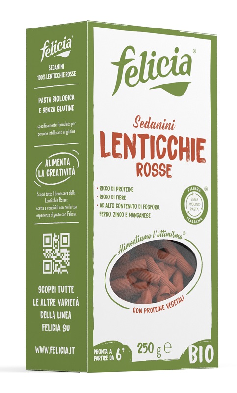 FELICIA BIO SEDANINI LENTICCHIE ROSSE 250 G - Doctor Vinz