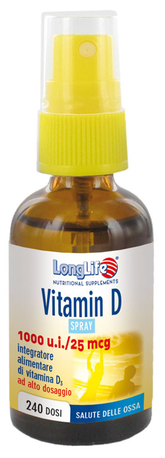 LONGLIFE VITAMIN D3 1000UI SPRAY 30 ML - Doctor Vinz