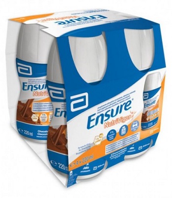 ENSURE NUTRIVIGOR CIOCCOLATO 4 BOTTIGLIE DA 220 ML - Doctor Vinz
