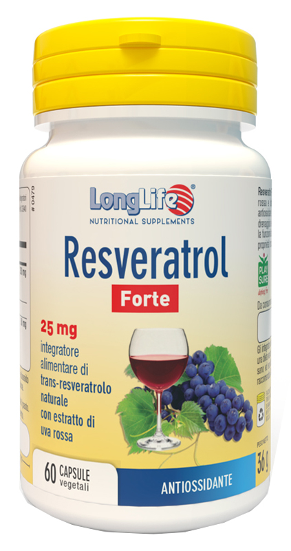 LONGLIFE RESVERATROL FORTE 60 CAPSULE - Doctor Vinz