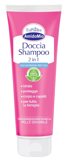 EUPHIDRA AMIDOMIO DOCCIA SHAMPOO 2 IN 1 250 ML - Doctor Vinz
