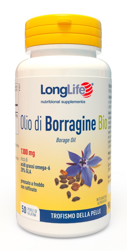 LONGLIFE OLIO BORRAGINE BIO 50 PERLE - Doctor Vinz
