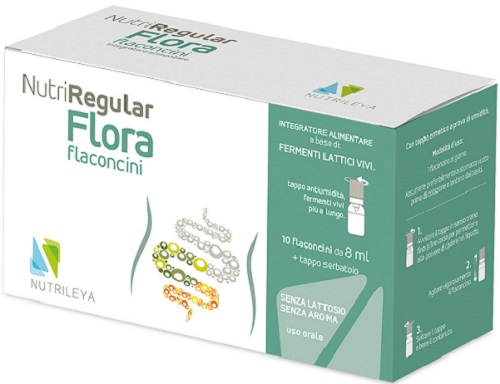 NUTRIREGULAR FLORA 10 FLACONCINI 8 ML - Doctor Vinz