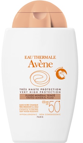 EAU THERMALE AVENE SOLARE FLUIDO MINERALE 50+ COLORATO 40 ML - Doctor Vinz