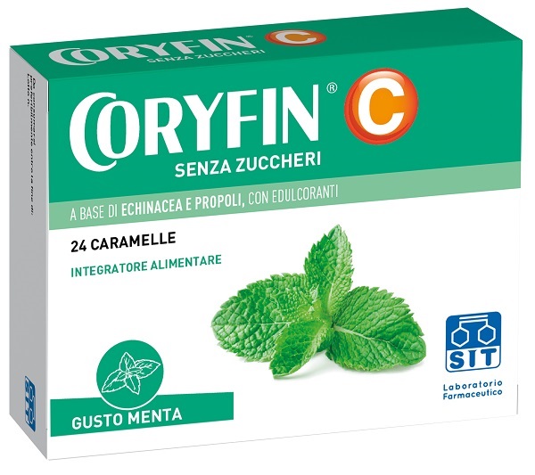 CORYFIN C SENZA ZUCCHERO MENTOLO 48 G - Doctor Vinz