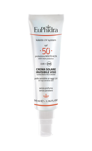 EUPHIDRA KALEIDO UV SYSTEM CREMA SOLARE VISO 50+ INVISIBLE - Doctor Vinz