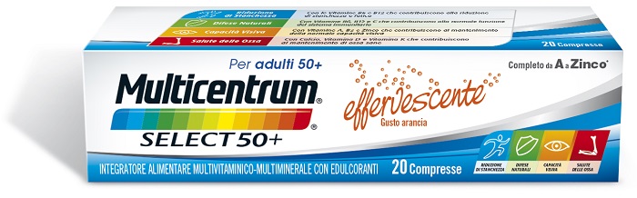 MULTICENTRUM SELECT EFFERVESCENTE 20 COMPRESSE - Doctor Vinz