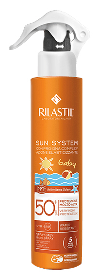 RILASTIL SUN SYSTEM BABY PPT SPF 50+ EMULSIONE SPRAY 200 ML - Doctor Vinz