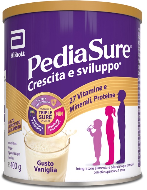PEDIASURE CRESCITA&SVILUPPO RINFORZA VANIGLIA 400 G - Doctor Vinz