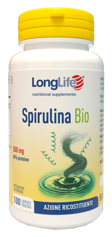 LONGLIFE SPIRULINA BIO 500 MG 100 CAPSULE VEGETALI - Doctor Vinz