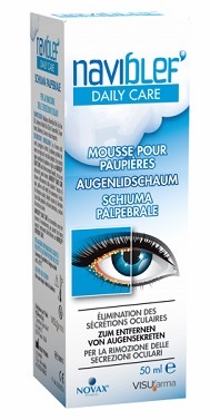 NAVIBLEF DAILY CARE SCHIUMA PER RIMOZIONE SECREZIONI OCULARI DA PALPEBRE E CIGLIA 50 ML - Doctor Vinz