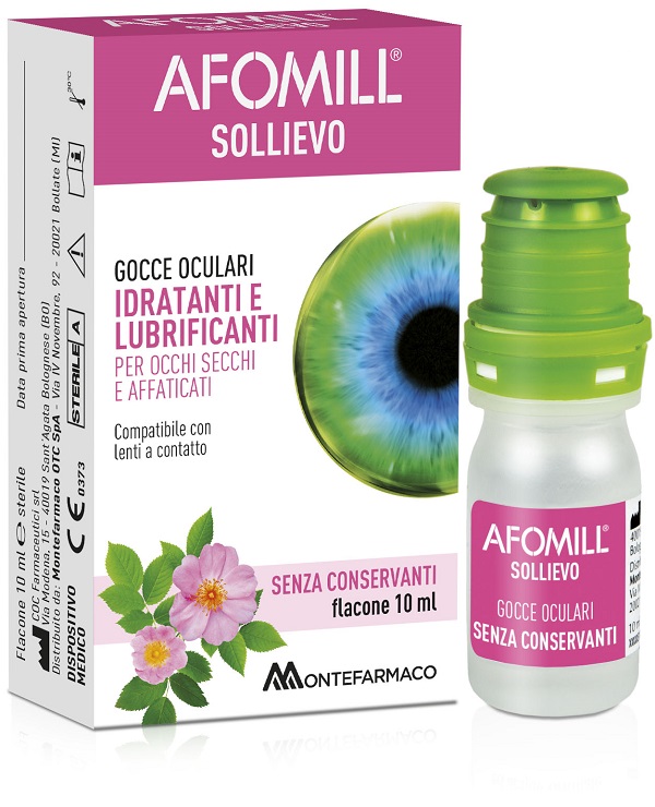 AFOMILL SOLLIEVO GOCCE OCULARI SOLLIEVO OCCHI 10 ML - Doctor Vinz