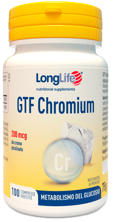 LONGLIFE GTF CHROMIUM 100 COMPRESSE - Doctor Vinz