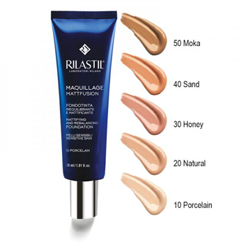RILASTIL MAQUILLAGE FONDOTINTA RIEQUILIBRANTE MATTIFIANT 40 30 ML - Doctor Vinz