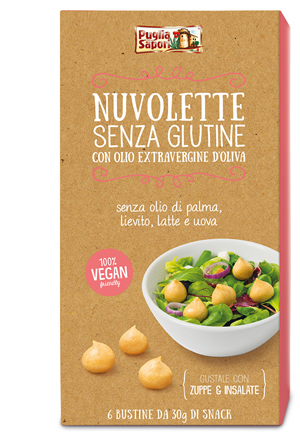 PUGLIA SAPORI NUVOLETTE SENZA GLUTINE 180 G - Doctor Vinz
