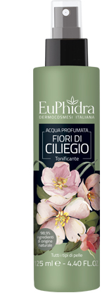 EUPHIDRA ACQUA PROFUMATA CILIEGIO IN FLACONE CON ETICHETTA POMPA SPRAY - Doctor Vinz
