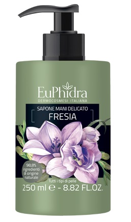 EUPHIDRA SAPONE LIQUIDO MANI FRESIA IN FLACONE CON ETICHETTA DISPENSER - Doctor Vinz