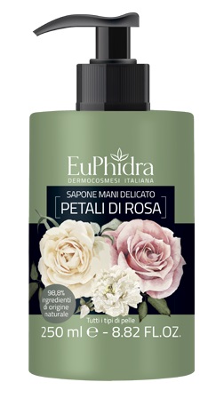 EUPHIDRA SAPONE LIQUIDO MANI ROSA IN FLACONE CON ETICHETTA DISPENSER - Doctor Vinz