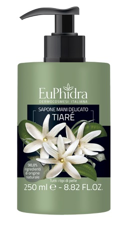 EUPHIDRA SAPONE LIQUIDO MANI TIARE' IN FLACONE CON ETICHETTA DISPENSER - Doctor Vinz