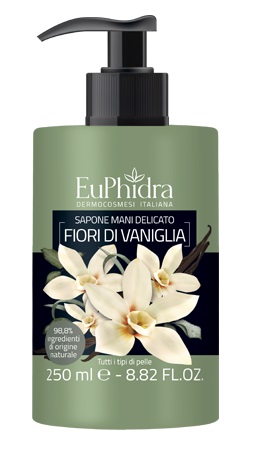 EUPHIDRA SAPONE LIQUIDO MANI VANIGLIA IN FLACONE CON ETICHETTA DISPENSER - Doctor Vinz