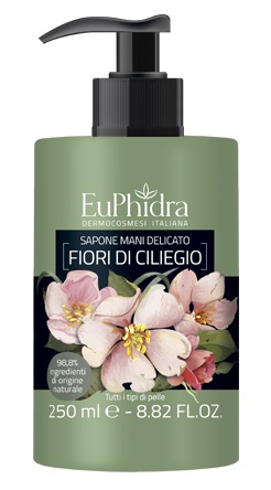 EUPHIDRA SAPONE LIQUIDO MANI CILIEGIO IN FLACONE CON ETICHETTA DISPENSER - Doctor Vinz