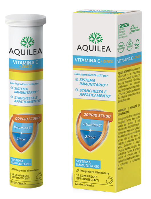 AQUILEA VITAMINA C 14 COMPRESSE EFFERVESCENTI - Doctor Vinz