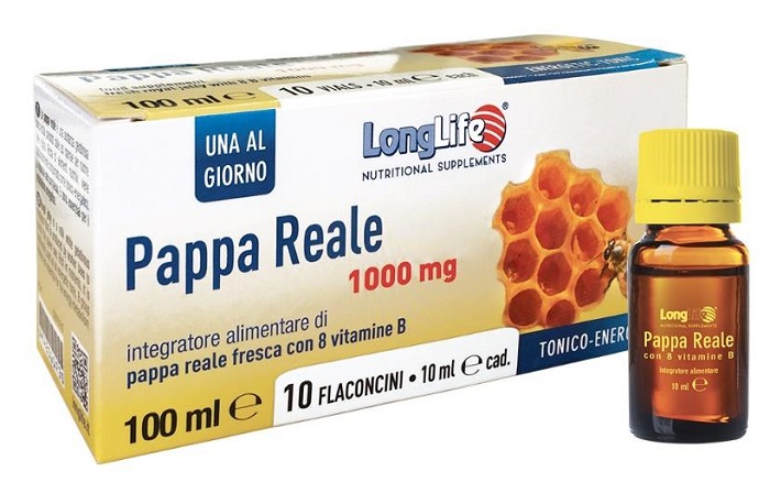 LONGLIFE PAPPA REALE + VITAMINA B 10 FLACONCINI - Doctor Vinz