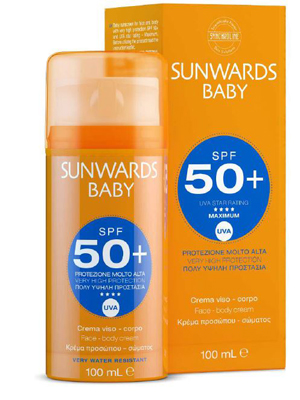 SUNWARDS BABY FACE E BODY CREAM SPF 50+ 100 ML - Doctor Vinz