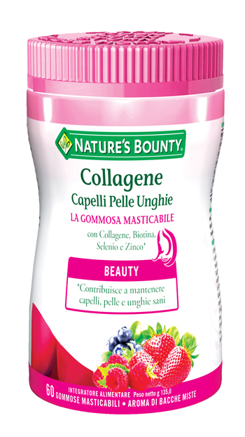 COLLAGENE CAPELLI PELLE UNGHIE 60 GOMMOSE MASTICABILI - Doctor Vinz