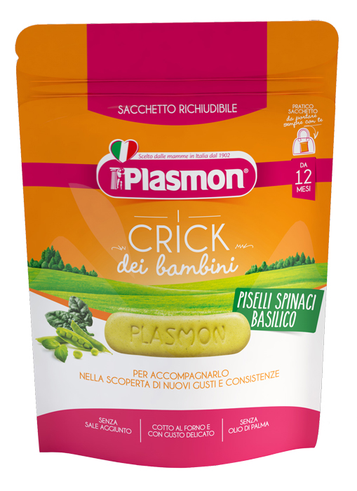 PLASMON CRICK SPINACI E PISELLI 100 G - Doctor Vinz