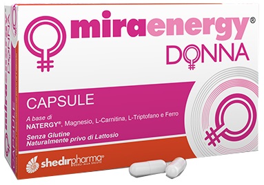 MIRAENERGY DONNA - INTEGRATORE PER LA STANCHEZZA FISICA E MENTALE - 40 CAPSULE - Doctor Vinz