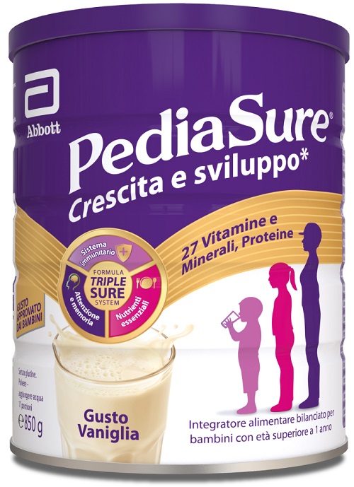 PEDIASURE CRESCITA&SVILUPPO RINFORZA VANIGLIA 850 G - Doctor Vinz