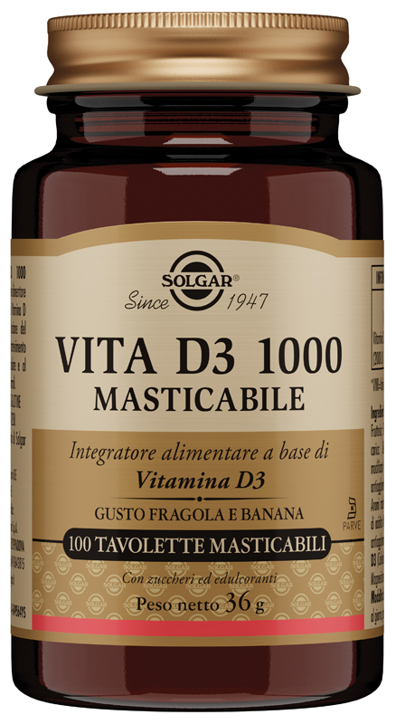VITA D3 1000 100 TAVOLETTE MASTICABILI - Doctor Vinz