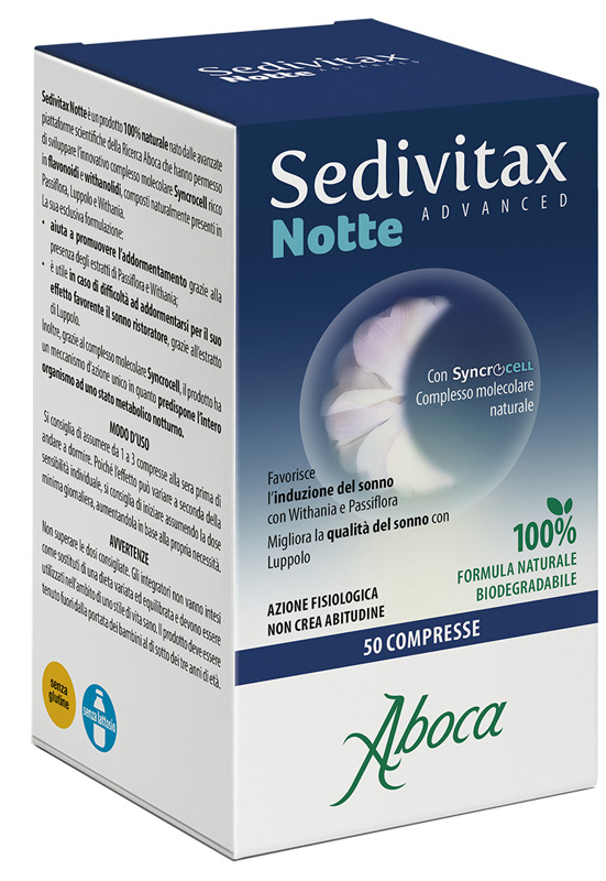 SEDIVITAX NOTTE ADVANCED 50 COMPRESSE - Doctor Vinz