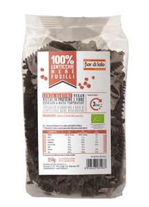 FUSILLI DI LENTICCHIE NERE BIO 250 G - Doctor Vinz