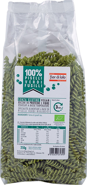 FUSILLI DI PISELLI BIO 250 G - Doctor Vinz