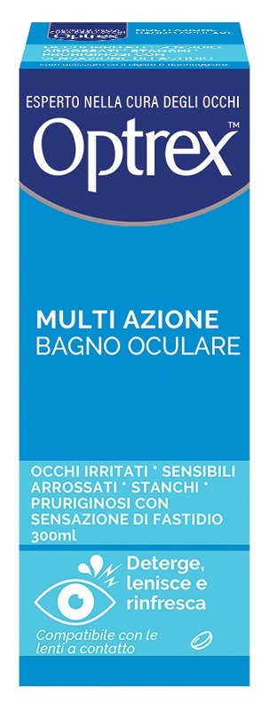 OPTREX MULTI AZIONE BAGNO OCULARE 300ML + OCCHIERA FLESSIBILE - Doctor Vinz