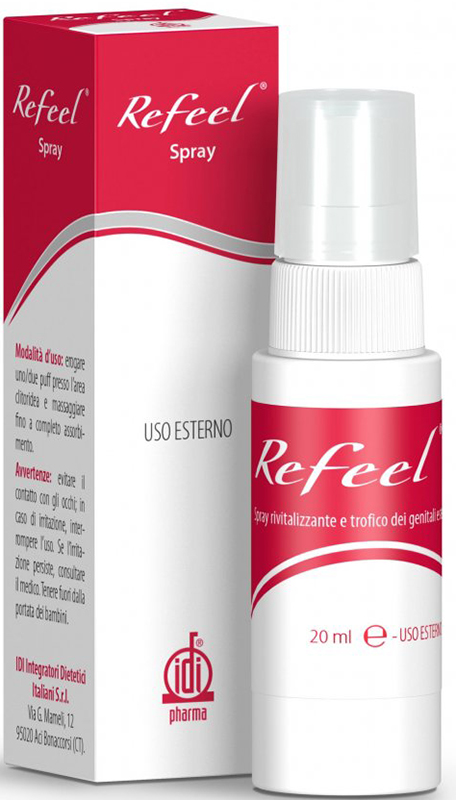 REFEEL SPRAY RIVITALIZZANTE E TROFICO DEI GENITALI ESTERNI FEMMINILI 20 ML - Doctor Vinz