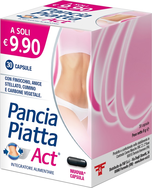 PANCIA PIATTA ACT 30 CAPSULE - Doctor Vinz