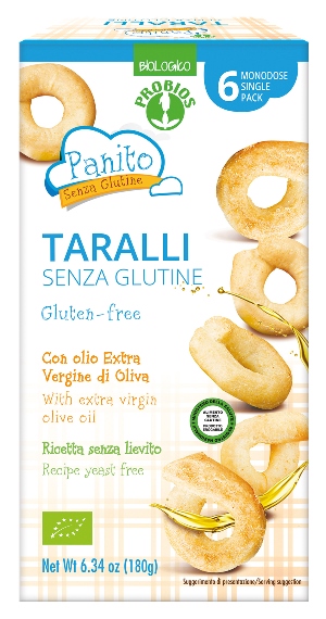 PANITO TARALLI SENZA GLUTINE E SENZA LIEVITO 180 G - Doctor Vinz
