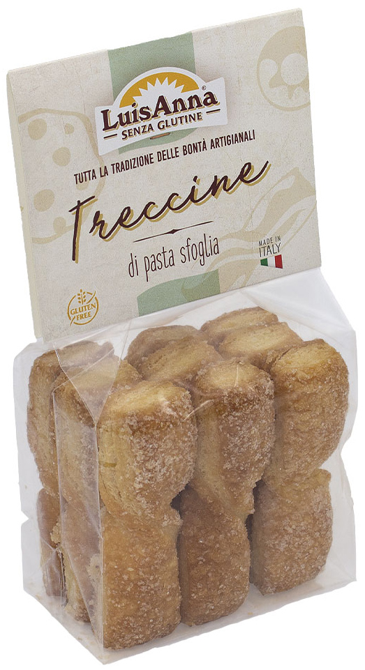 BISCOTTI SFOGLIA TRECCINE 130 G - Doctor Vinz