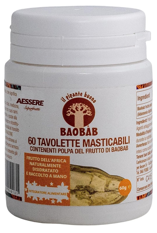 BAOBAB AESSERE 60 TAVOLETTE MASTICABILI - Doctor Vinz