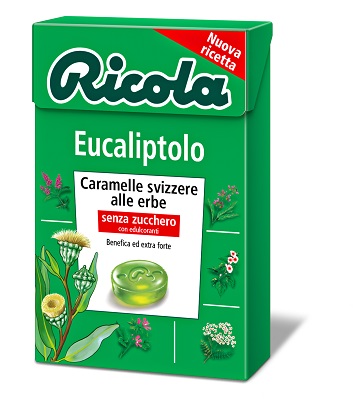 RICOLA EUCALIPTOLO SENZA ZUCCHERO 50 G - Doctor Vinz