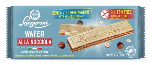 ZEROLE WAFERS ALLA NOCCIOLA SENZA ZUCCHERI AGGIUNTI 175 G - Doctor Vinz