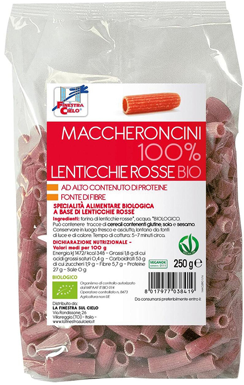 MACCHERONCINI LENT RO100% BIO - Doctor Vinz