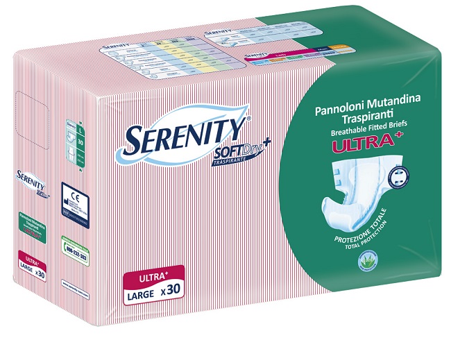 PANNOLONE A MUTANDINA SERENITY FITTED ULTRA + ALOE L 30 PEZZI - Doctor Vinz