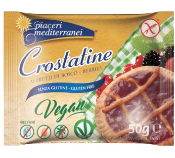 PIACERI MEDITERRANEI CROSTATINE FRUTTI DI BOSCO 50 G - Doctor Vinz