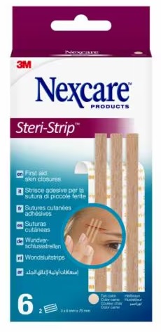 CEROTTO PER SUTURA STERI STRIP SKIN 6X75 MM 6 STRISCE - Doctor Vinz