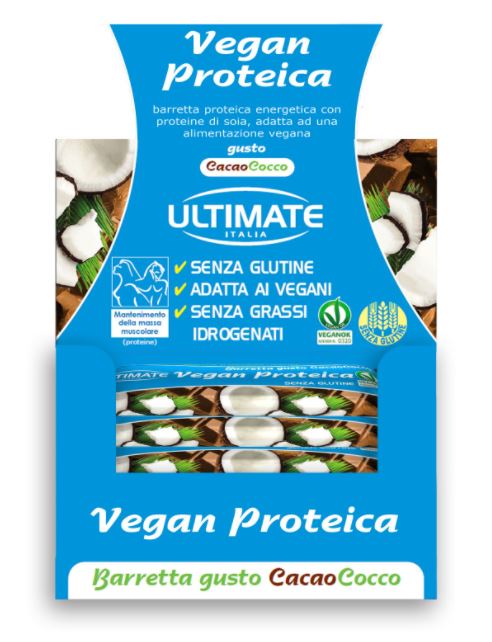 BARRETTA VEGAN PROTEICA CACAO/COCCO 24 PEZZI - Doctor Vinz